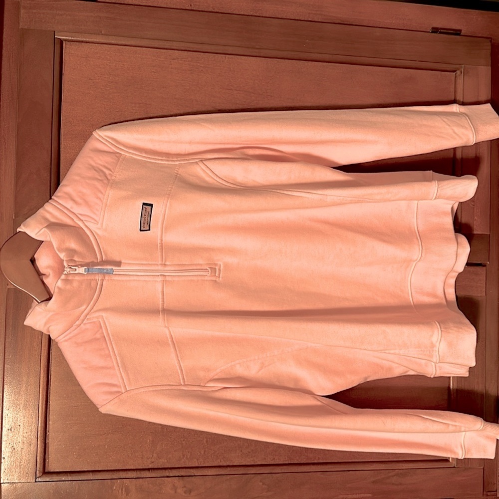 Vineyard Vines Light Pink Quarter-Zip Sweatshirt